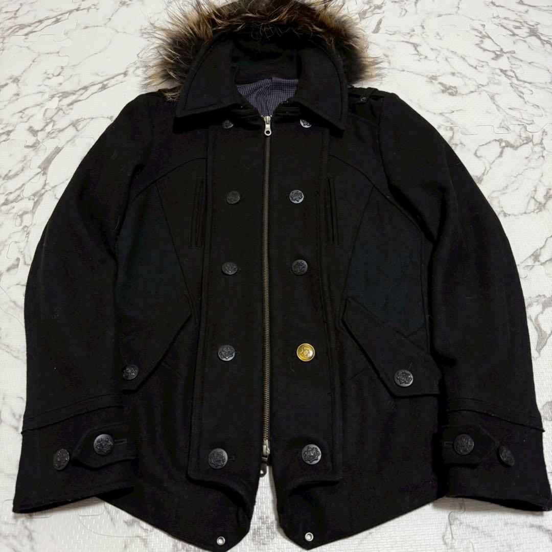 ジャケット・アウター PPFM 4way gimmick fur napoleon jacket