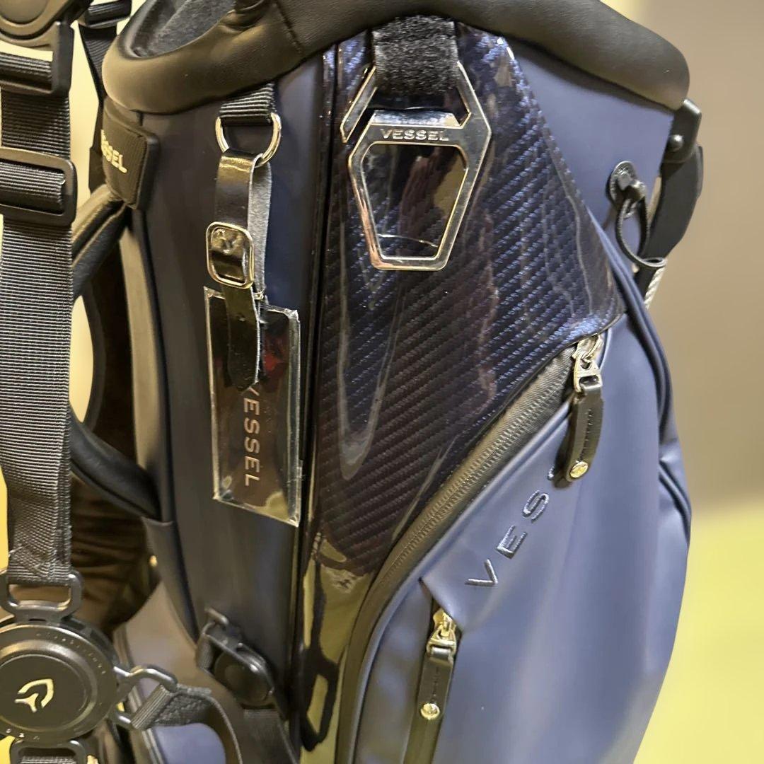 VESSELプレイヤー3.0スタンド 8.5型キャディバッグ ネイビー