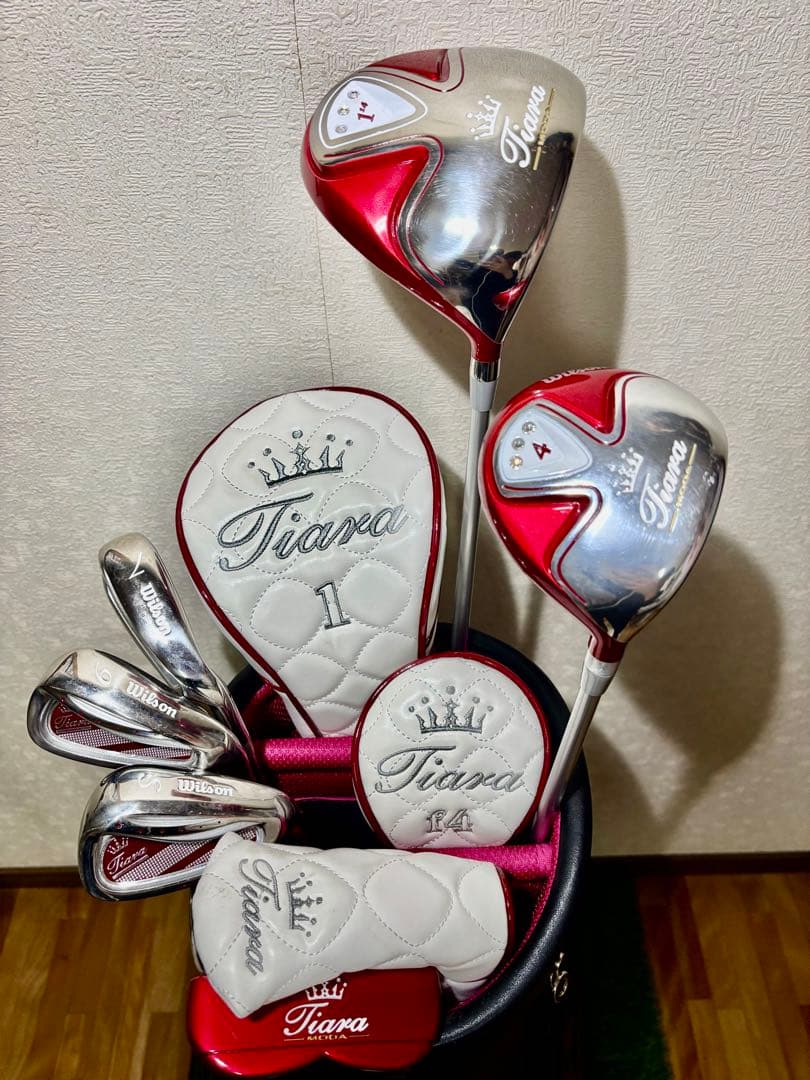 【美品】Wilson(Tiara)×Callawaybagレディースハーフセット