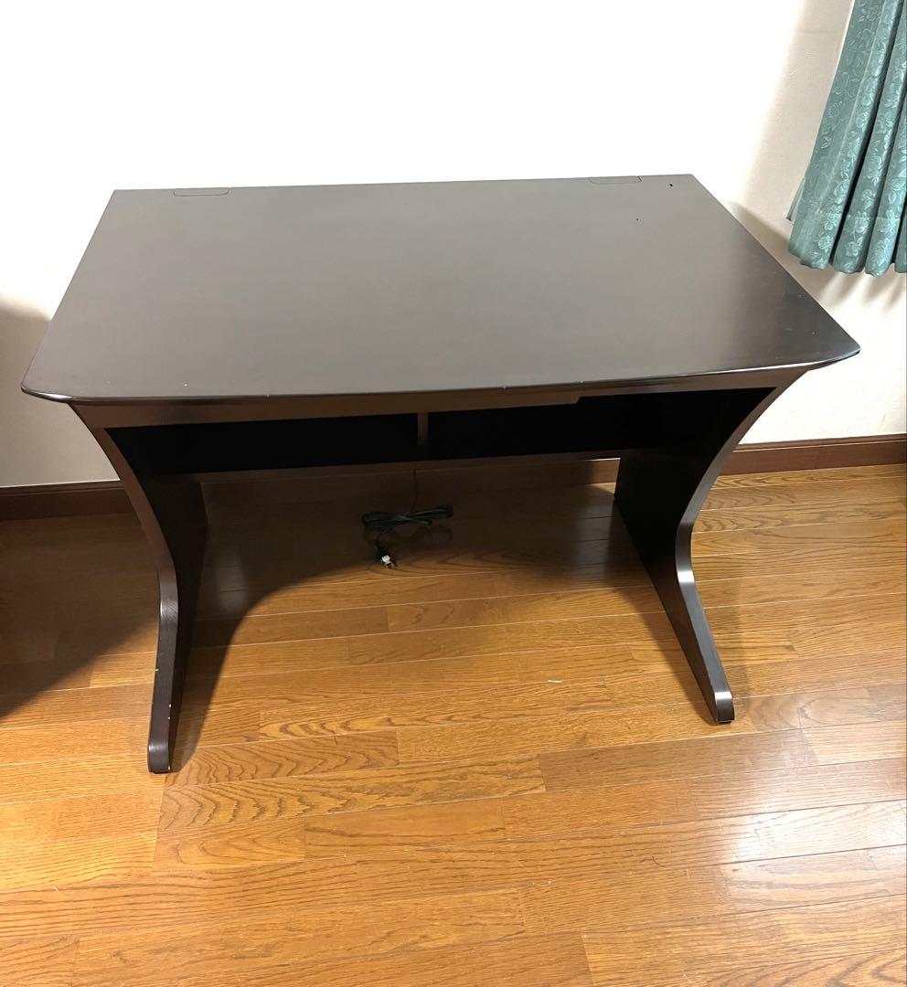 【カリモク】天然木製　学習机　①机　机本体のみ