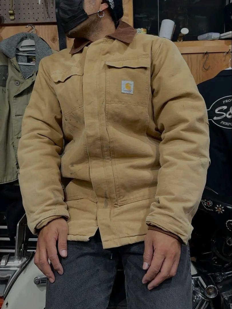 雰囲気抜群★カーハート　USA製　トラディショナルコート　XL相当