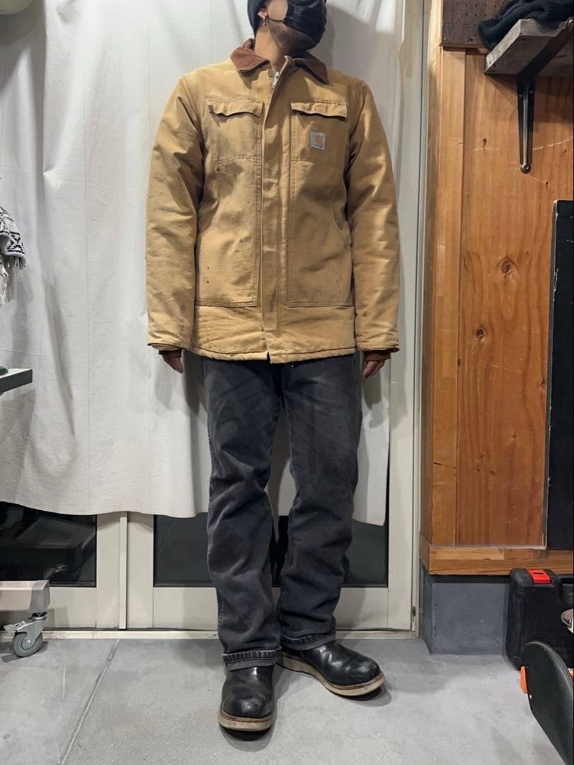 雰囲気抜群★カーハート　USA製　トラディショナルコート　XL相当