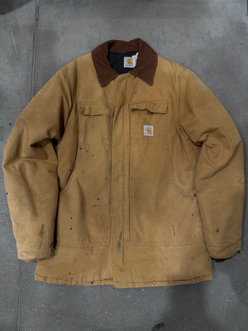 雰囲気抜群★カーハート　USA製　トラディショナルコート　XL相当