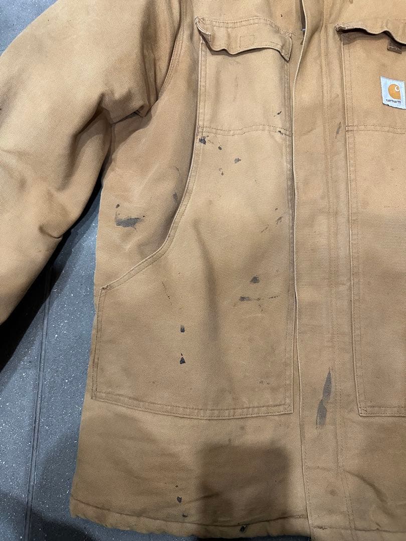雰囲気抜群★カーハート　USA製　トラディショナルコート　XL相当