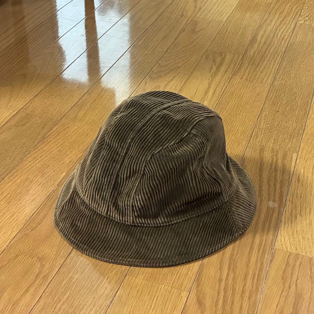 ラルフローレン 80s〜90s ビンテージ　ハット　コーデュロイ 茶色　帽子