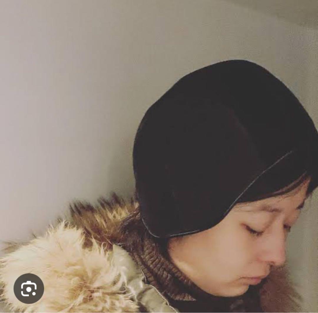 sugriスグリ　別珍フード　ブラック