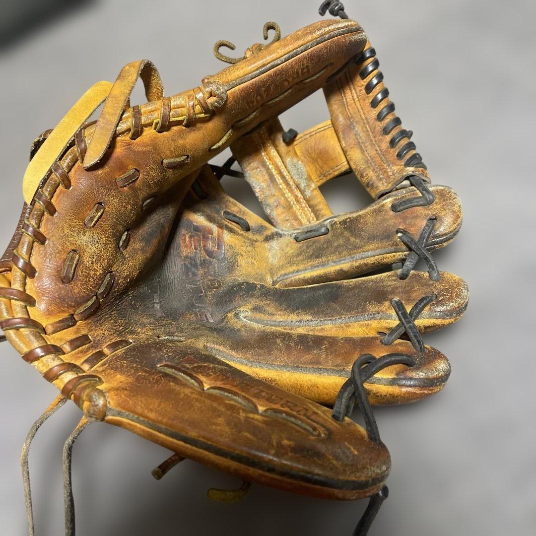 S*様 ZETT PRO STATUS 硬式グローブ 茶色 レザー　二遊間用