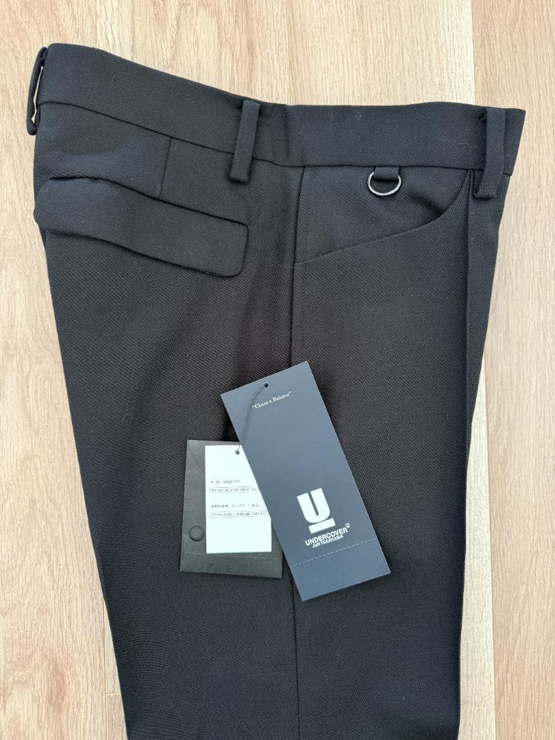 undercover ドビーピンタックスリムスラックス【未使用】