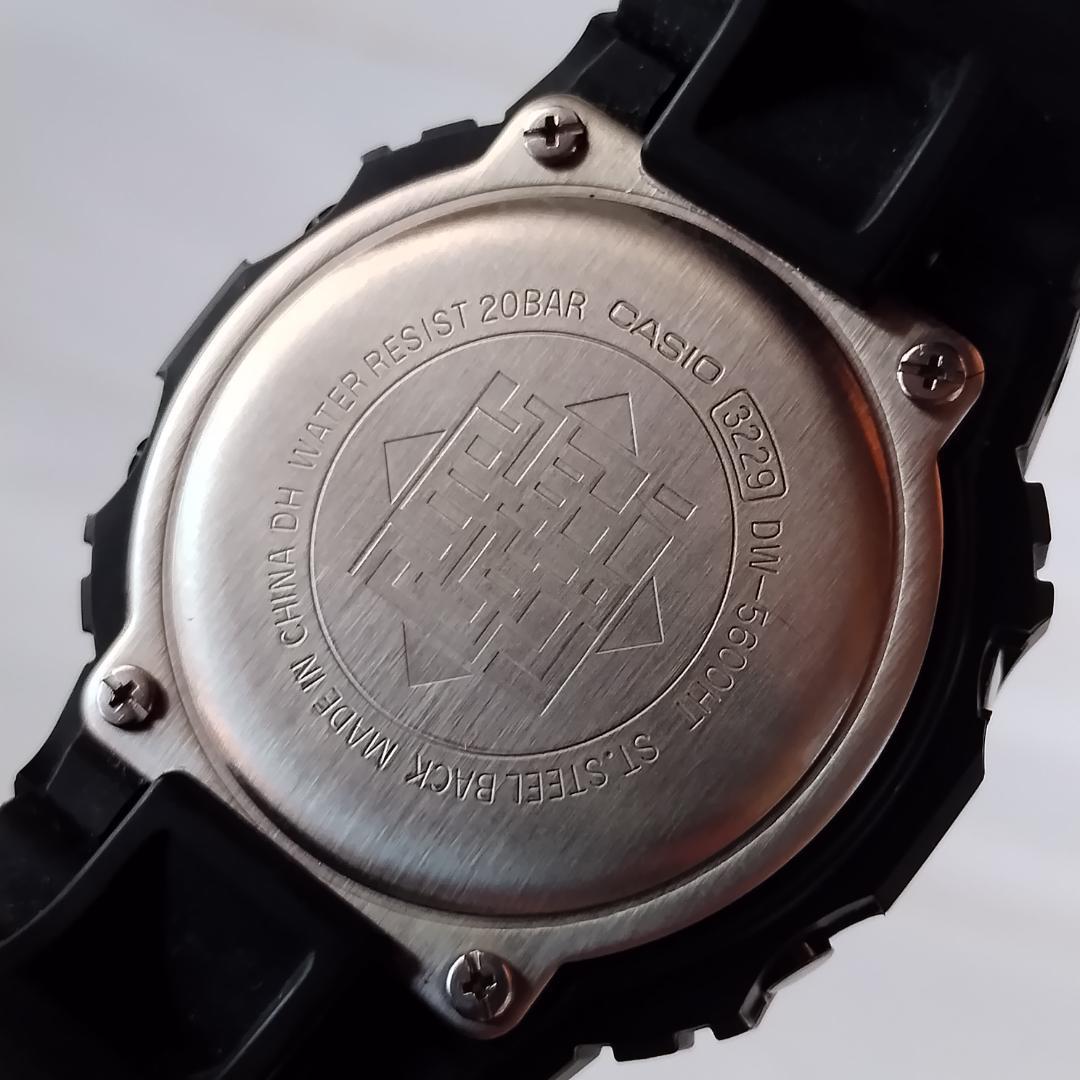 未使用級☆CASIO G-SHOCK DW-5600HT-1JR 布袋 35周年