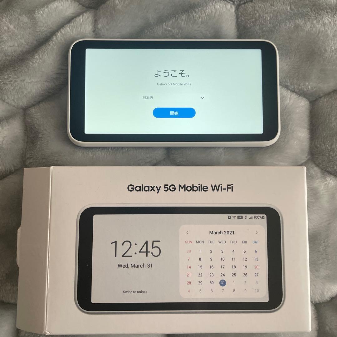 Galaxy 5G Mobile Wi-Fi SCR01 ホワイト