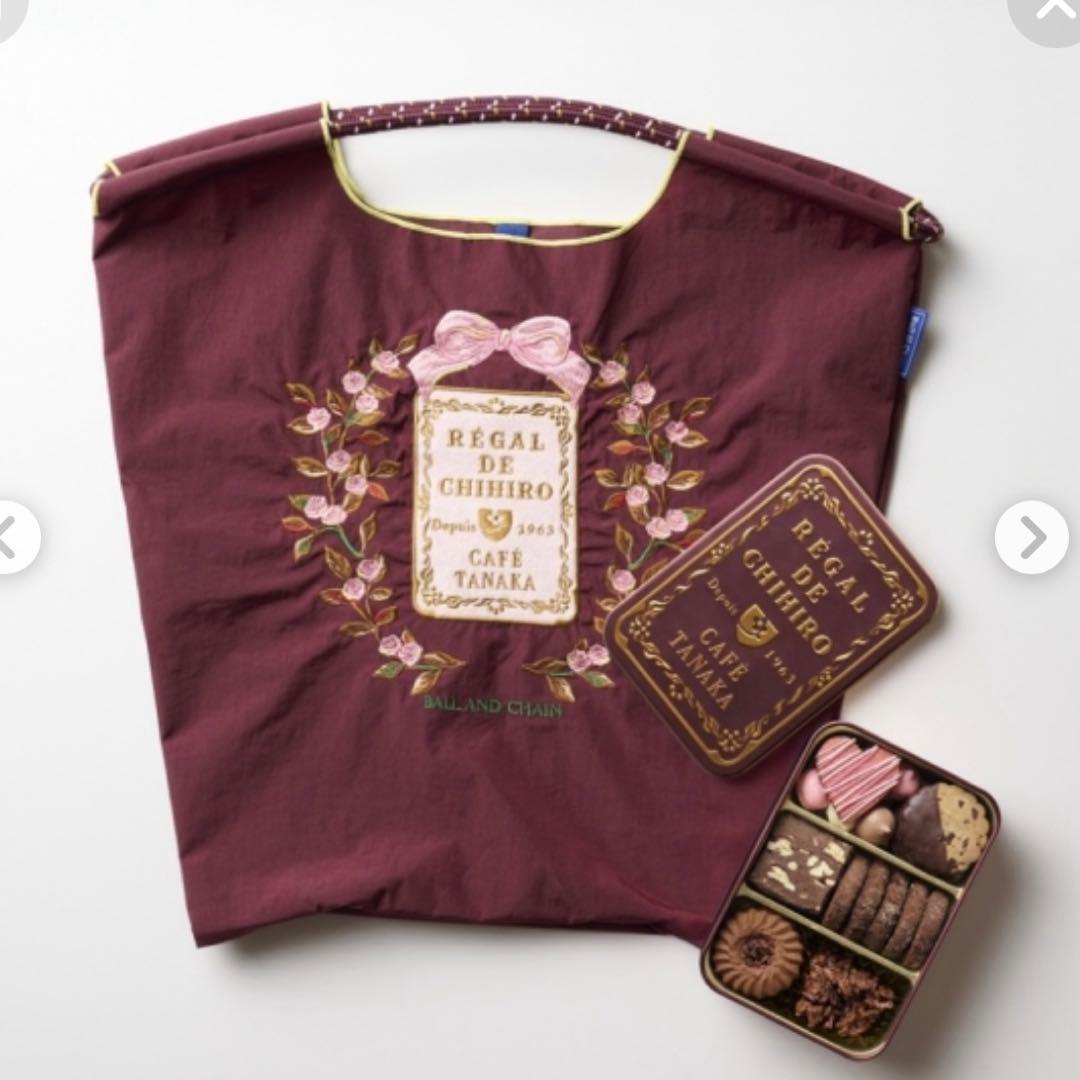 カフェタナカ ボールアンドチェーン コラボバッグとプティ ショコラテ缶セット
