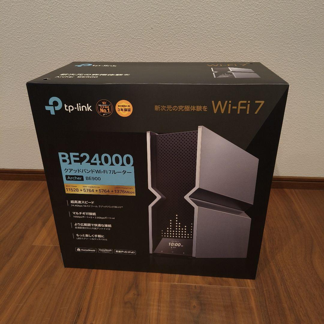 BE24000 TP-Link Archer BE900 Wi-Fi7ルーター