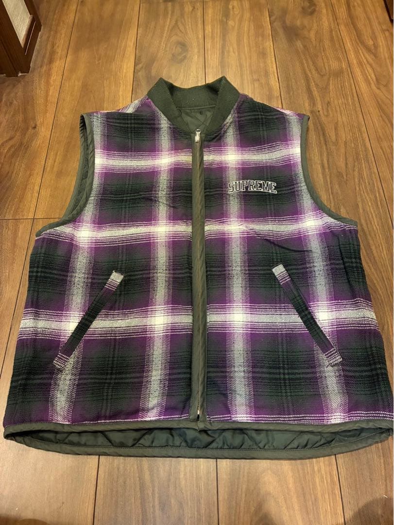 【supreme リバーシブルベスト】