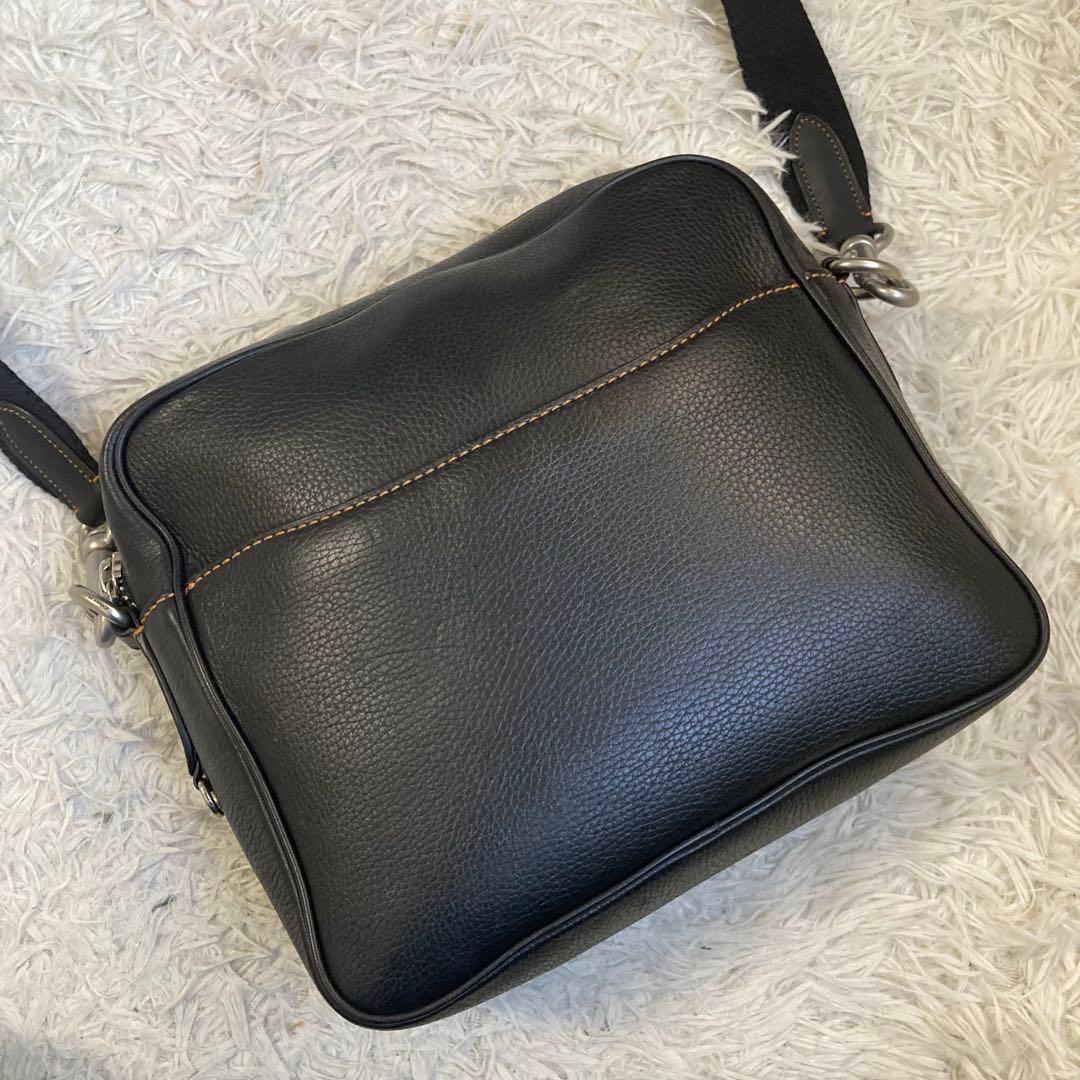 極美品 COACH DYLAN ディラン グラブタンレザー クロスボディ 黒