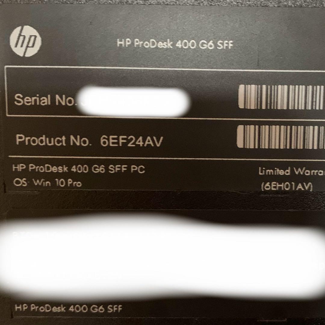 HP ProDesk 400 G6 第9世代i3 メモリ8G office