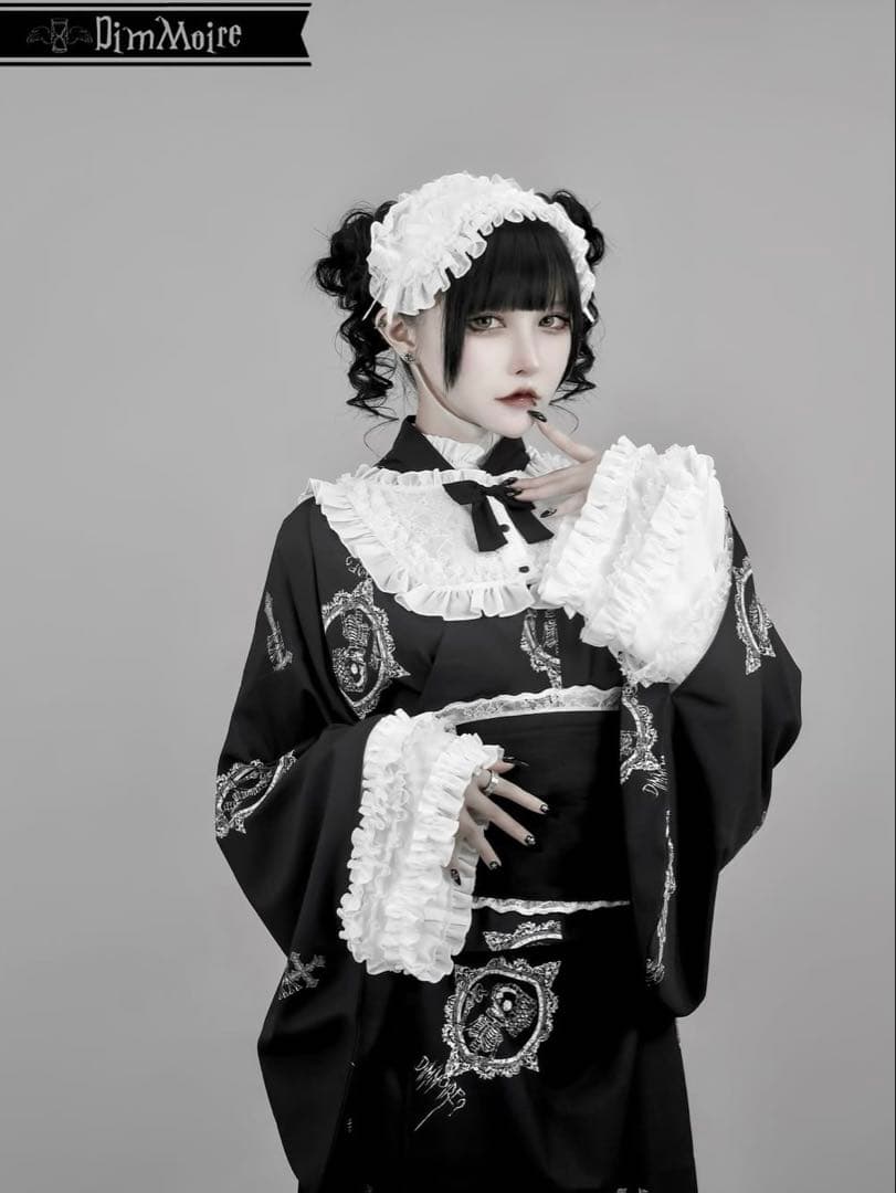 【Dimmoire】夢骸の童話 浴衣セット ブラック