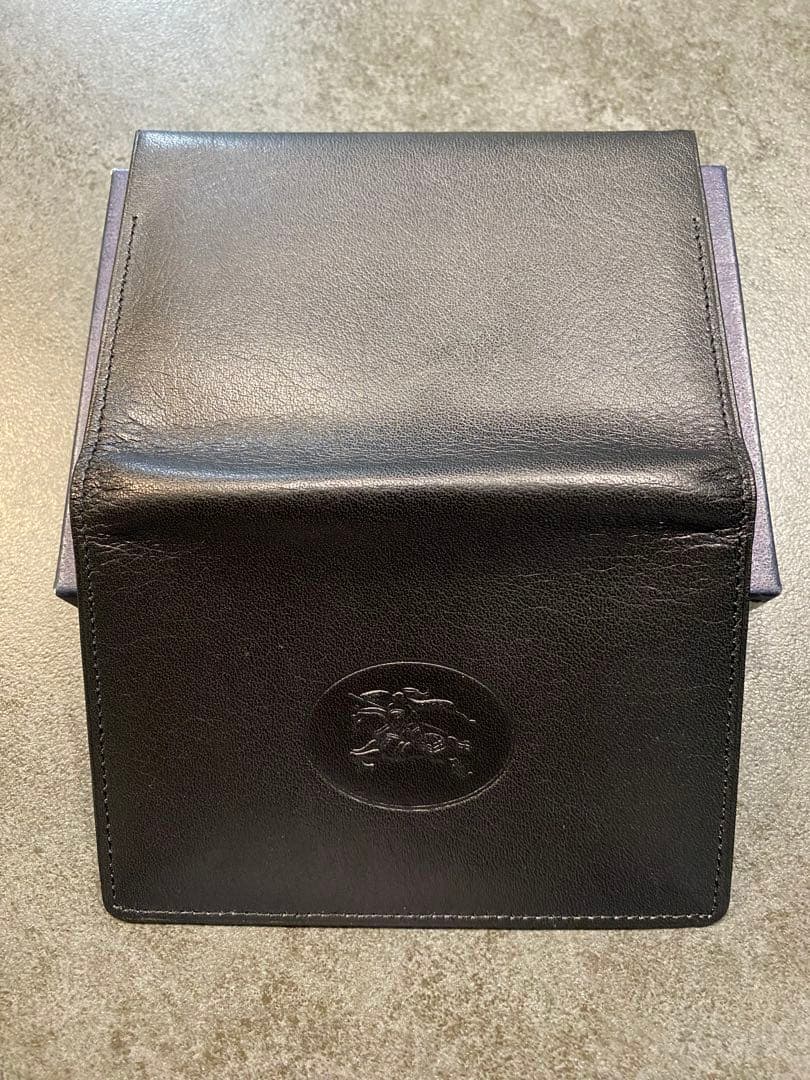 ★新品★ BURBERRY カードケース 名刺入れ メンズ 黒 ヴィンテージ品
