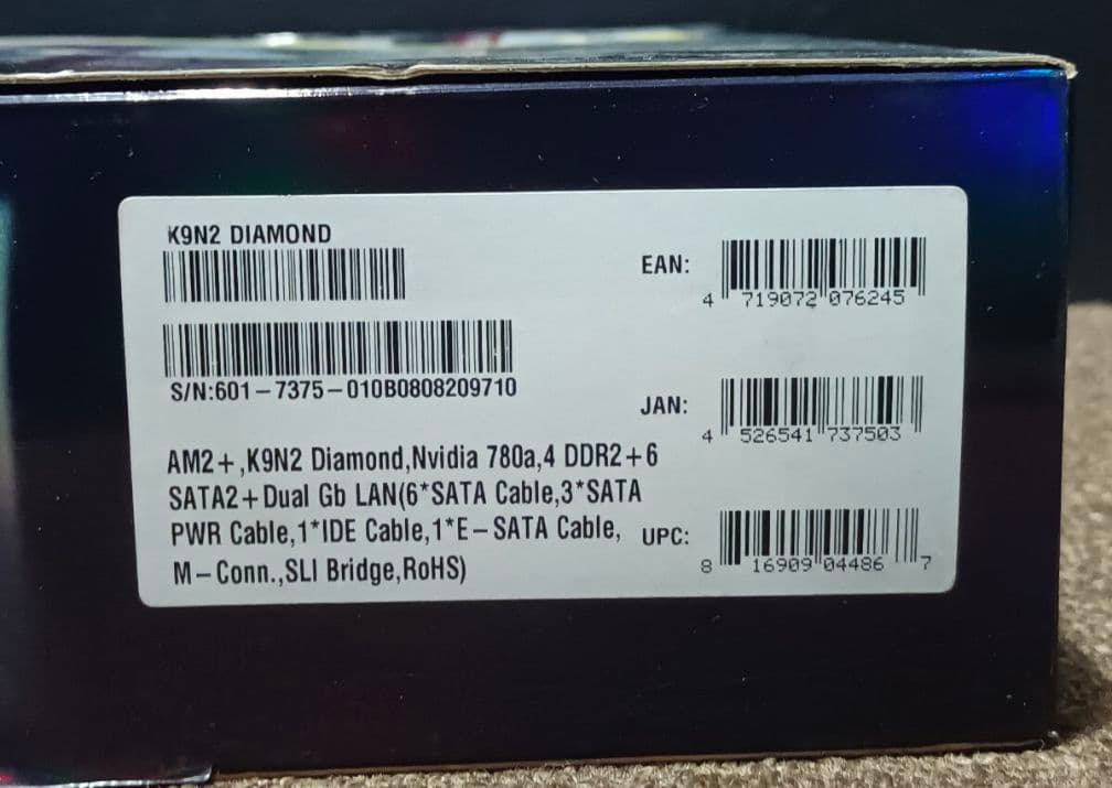 【希少 フルセット】MSI K9N2 780a SLI AM2+ SLI