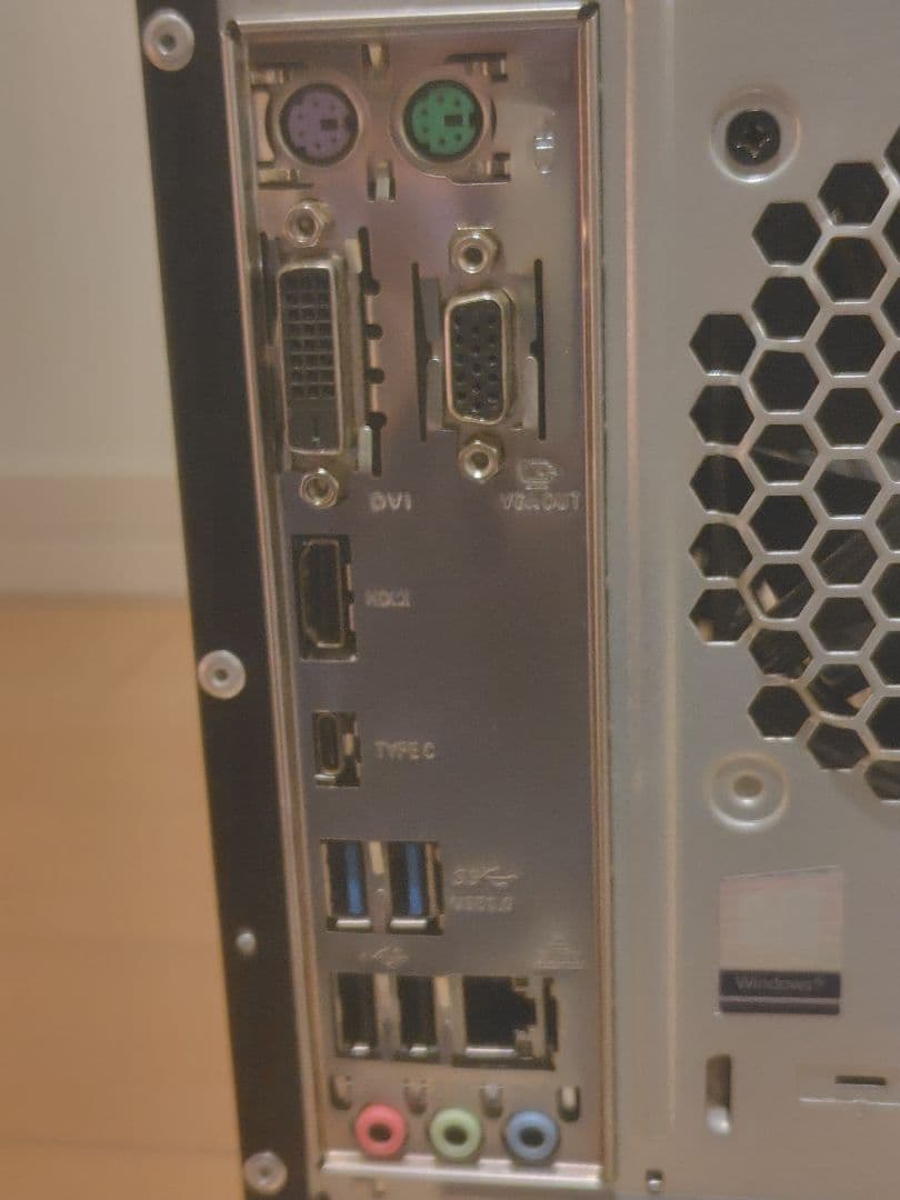 【ジャンク品】ディスクトップPC/i7-6700/16GB/SSD512GB