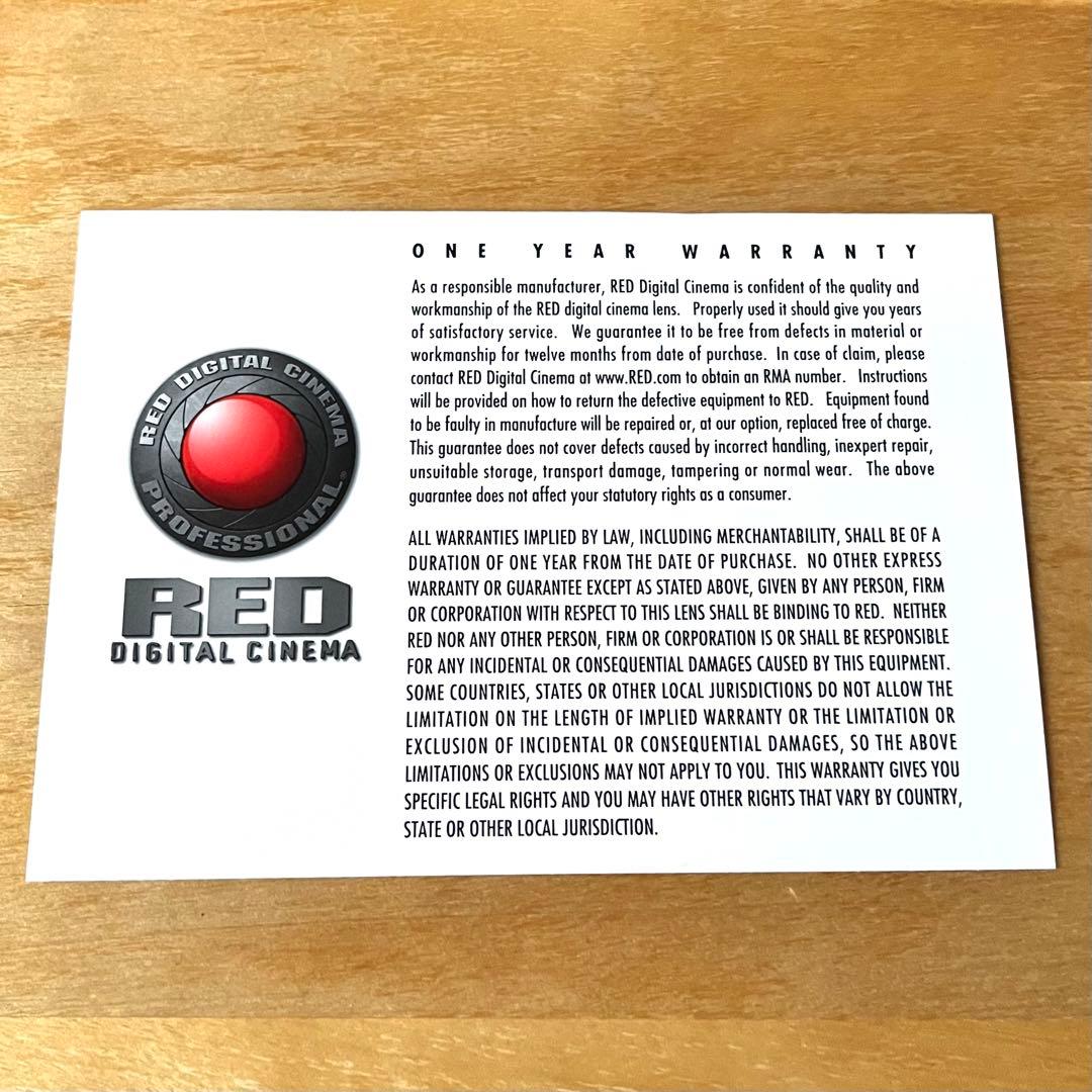 希少 RED DIGITAL CINEMA 17-50mm T2.9 シネレンズ