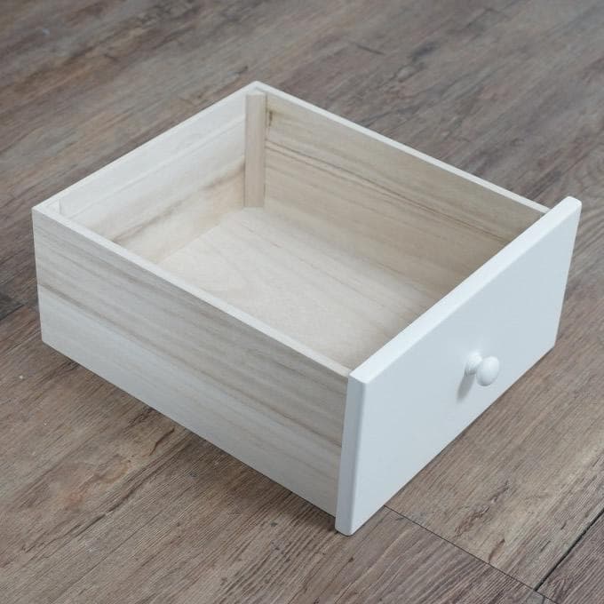 送料無料【訳あり新品】桐製 5段7杯/チェスト/タンス 白 幅60cm