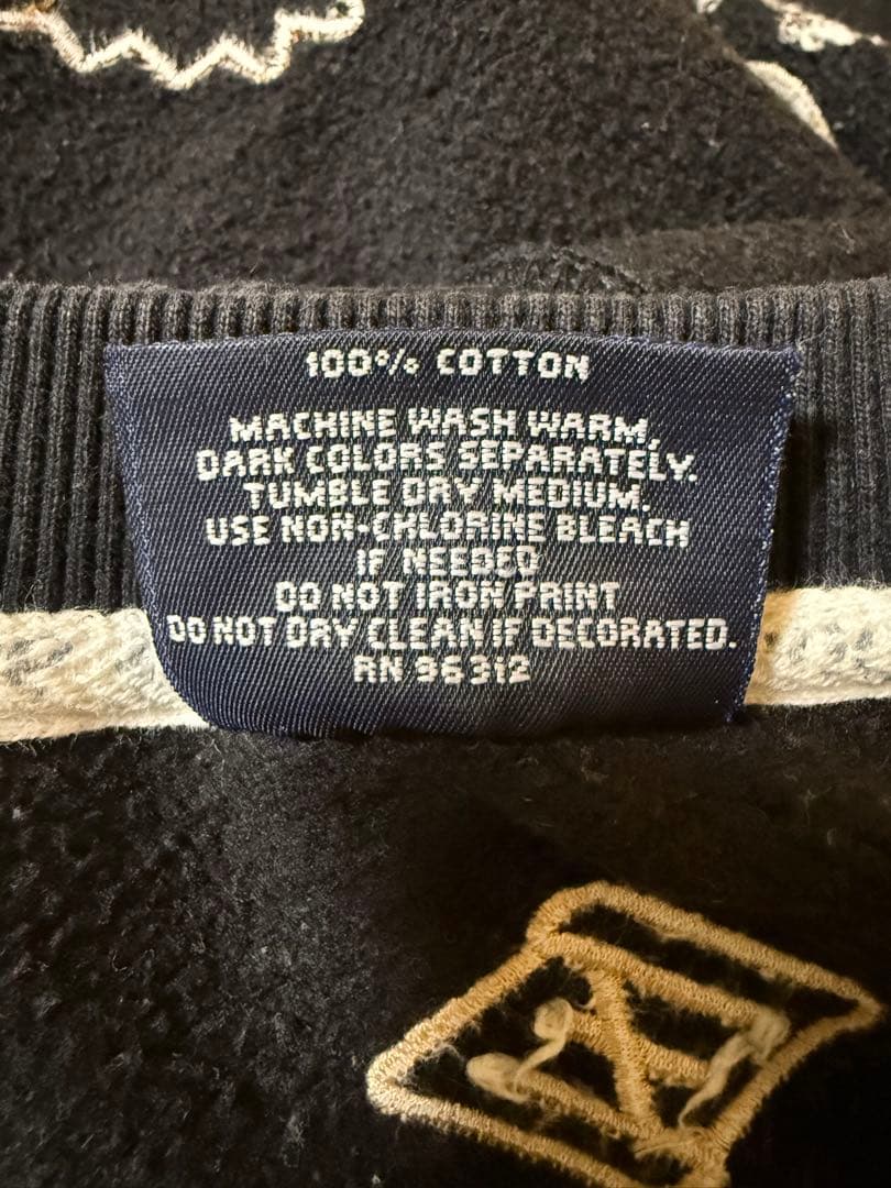 激レア【Enyce】エニーチェ ビッグロゴワッペン トレーナー 黒 サイズXXL