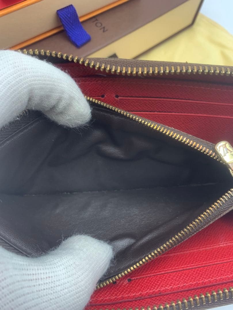 ルイヴィトン ジッピー ポルトフォイユ ダミエ クレマンス 財布 P55