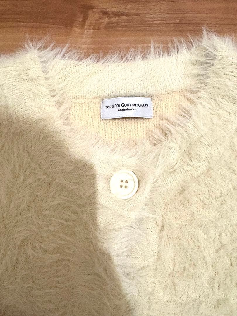 room306contemporaryシャギーニットカーディガン
