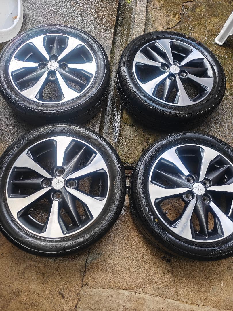 ホイール4本セット 155/55R15 三菱ekクロススペース純正　①/２