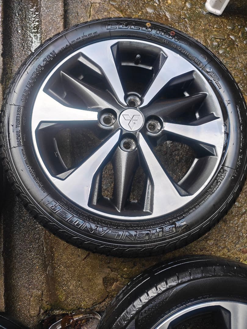 ホイール4本セット 155/55R15 三菱ekクロススペース純正　①/２