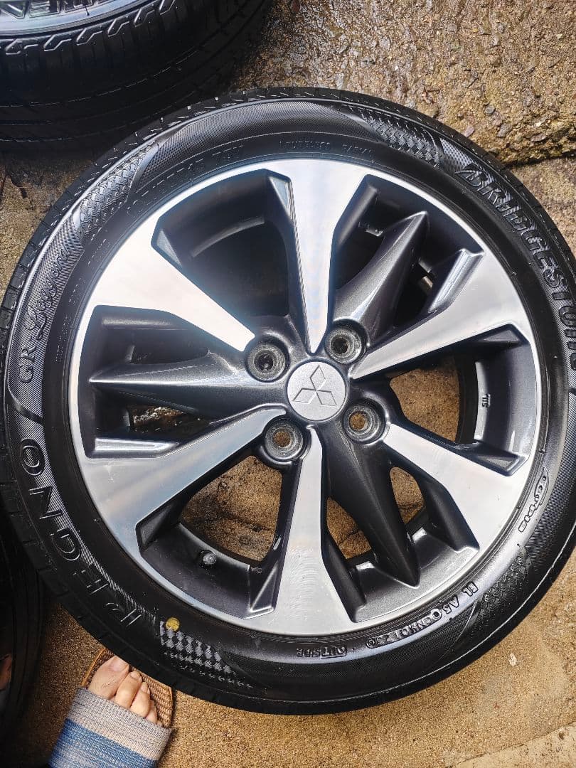 ホイール4本セット 155/55R15 三菱ekクロススペース純正　①/２