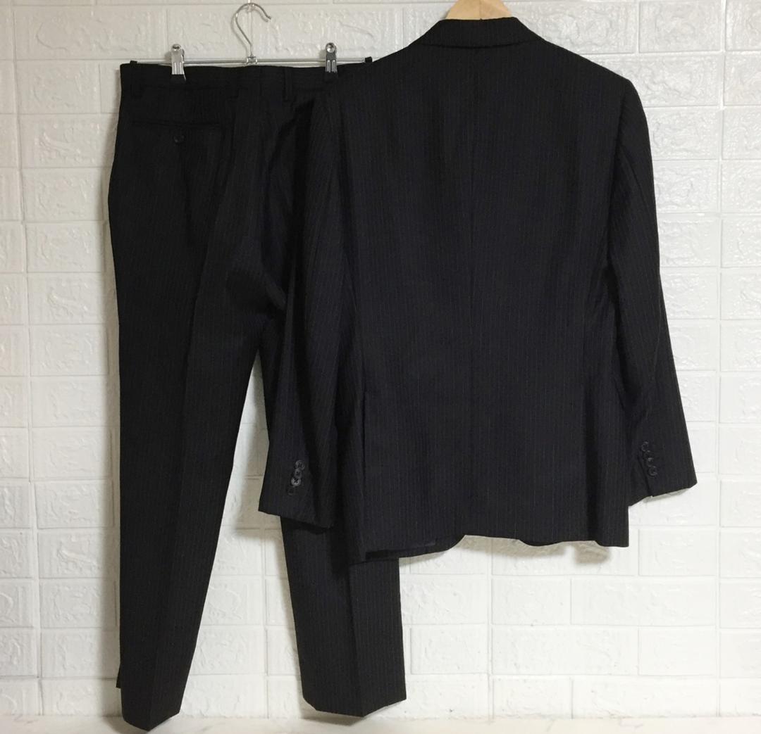 no38452 ポールスミス シルク混 ストライプ スーツ セットアップ