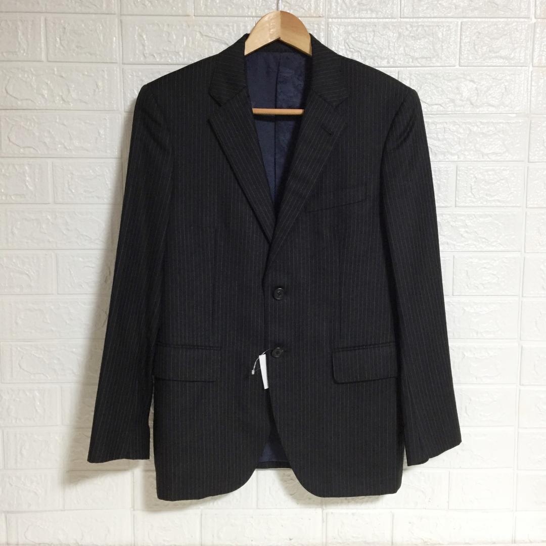 no38452 ポールスミス シルク混 ストライプ スーツ セットアップ