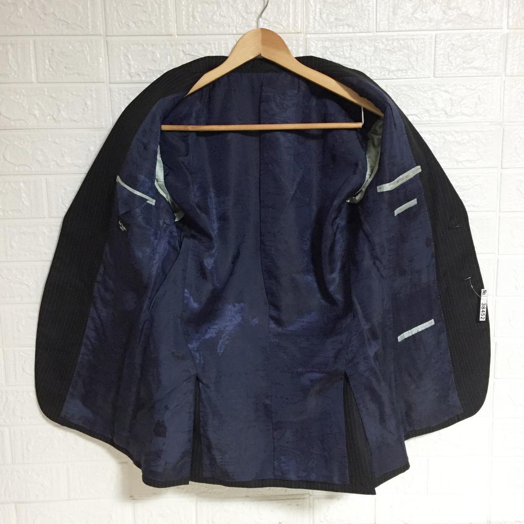 no38452 ポールスミス シルク混 ストライプ スーツ セットアップ