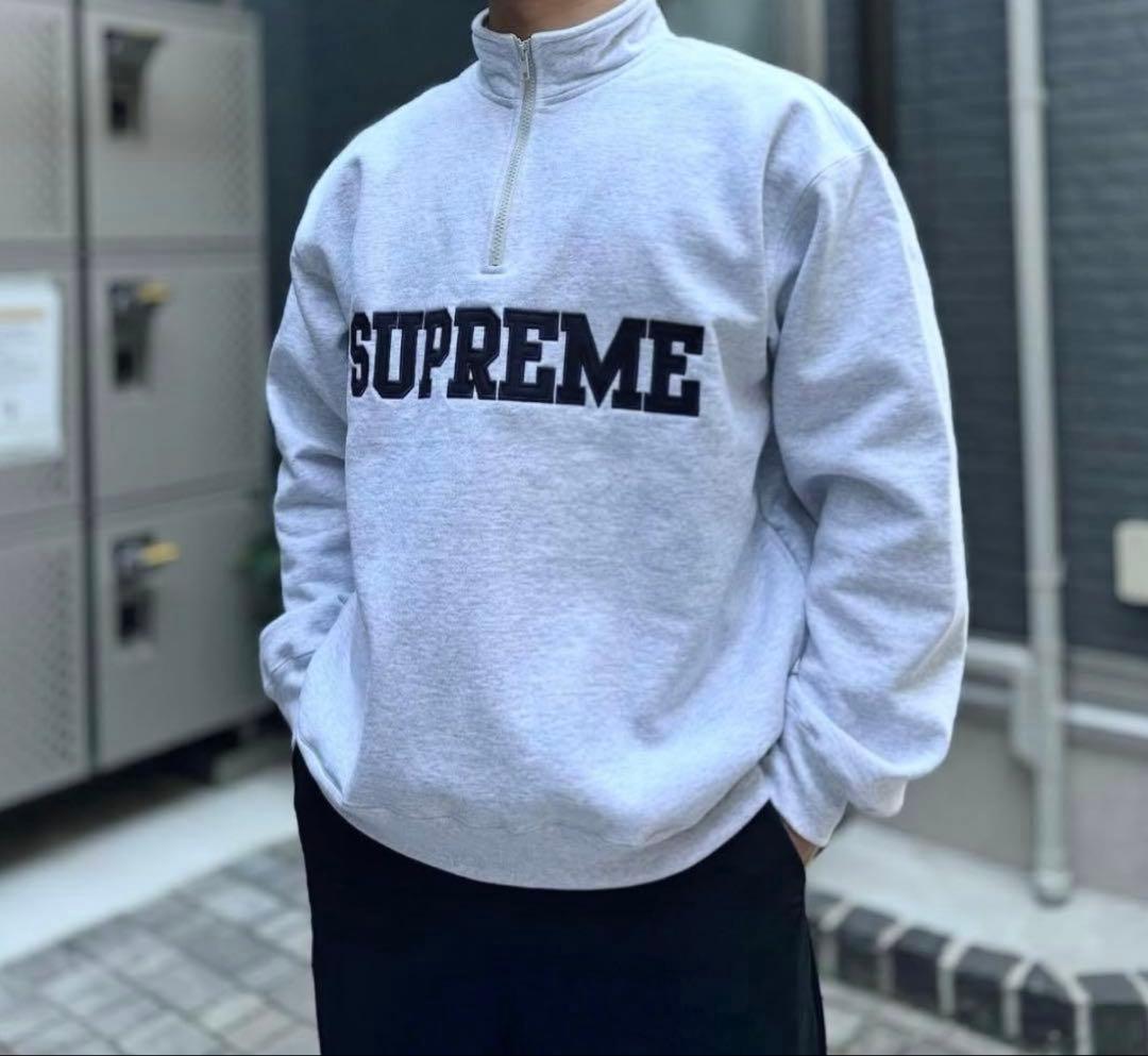 トップス supreme Collegiate Half Zip Pullover