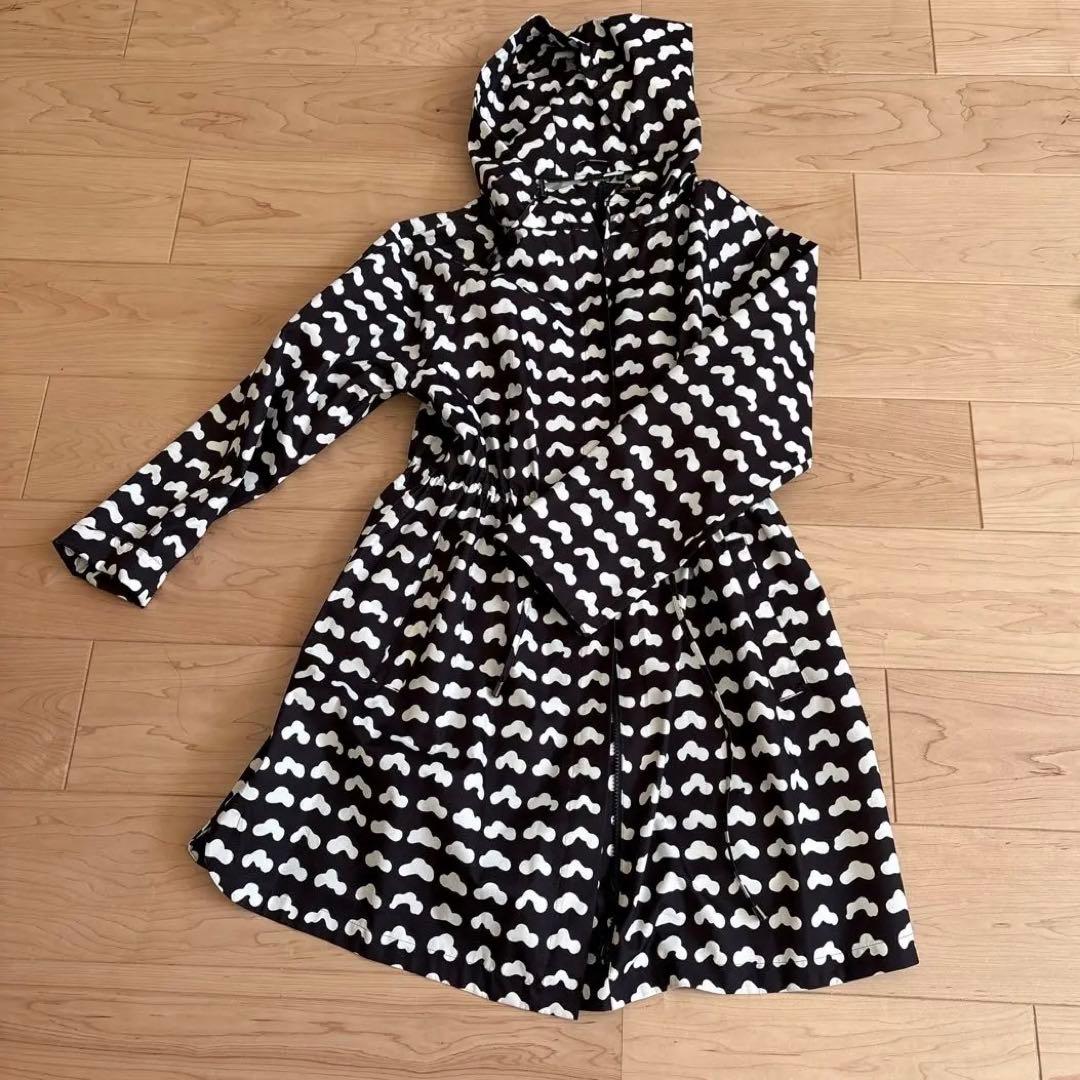 美品　マリメッコ レインコート ナイロンコート ハッタラ柄 marimekko