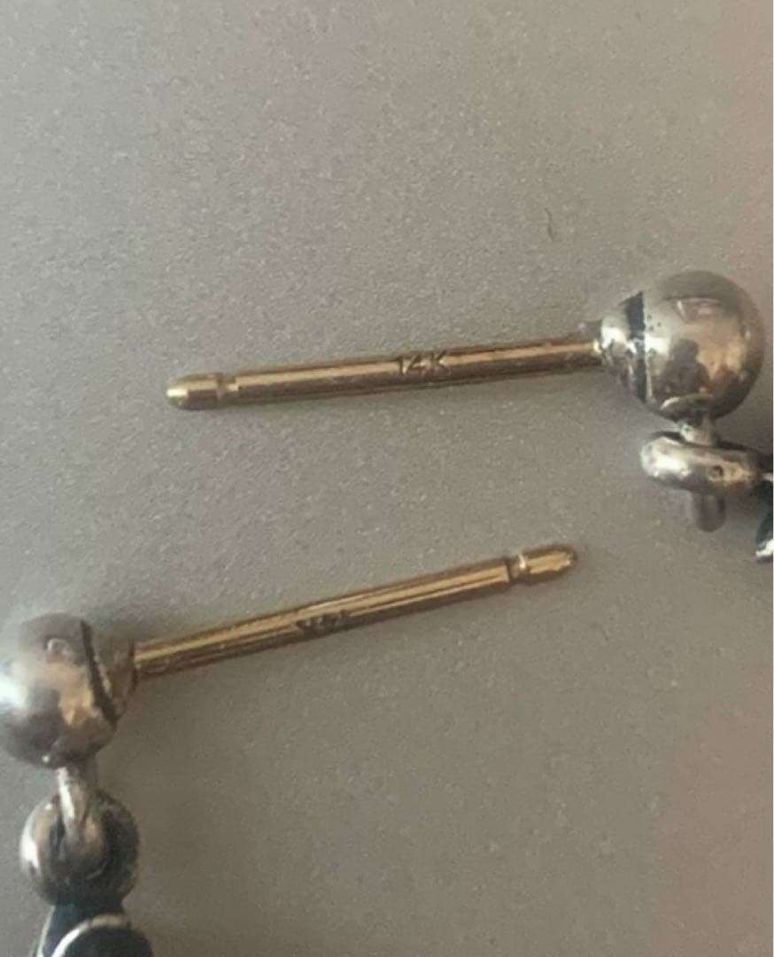 クロムハーツ TNY E CH PLS ピアス アフターサファイア