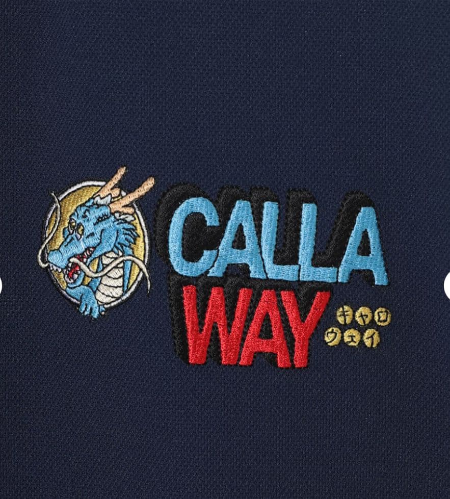 【完売品】ドラゴンボール×キャロウェイ ポロシャツ/Lサイズ/ブラック