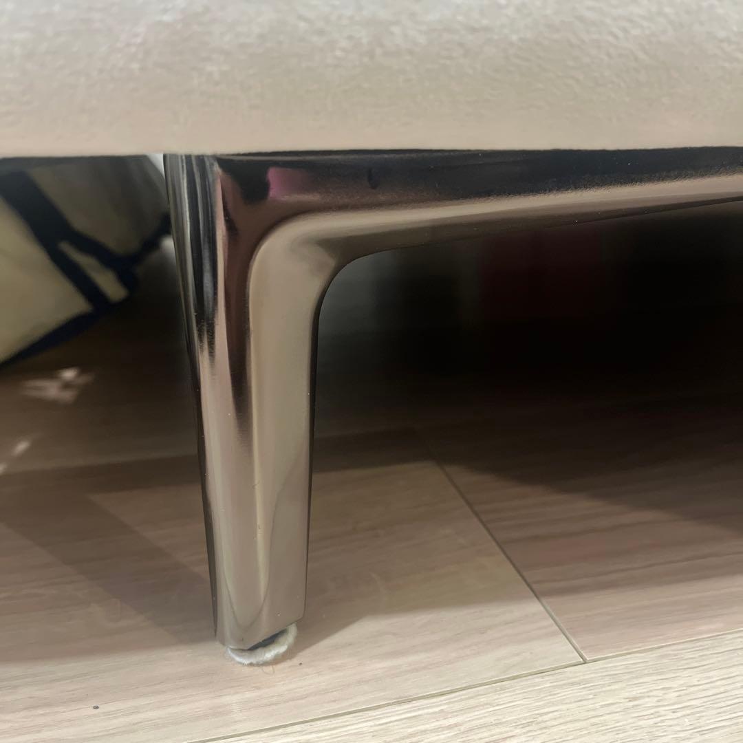 2人がけ、ベロア生地ソファ