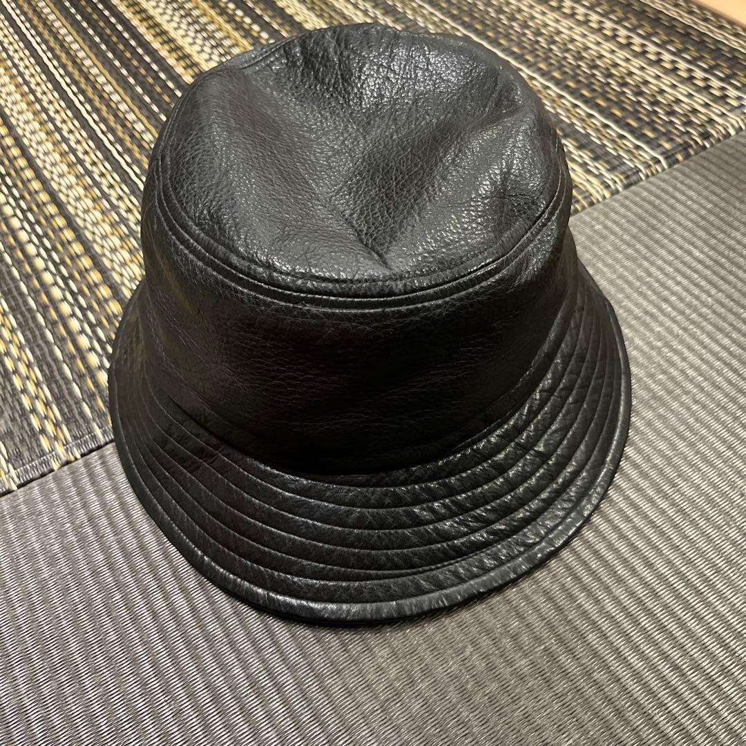 コアファイター レザー バケットハット