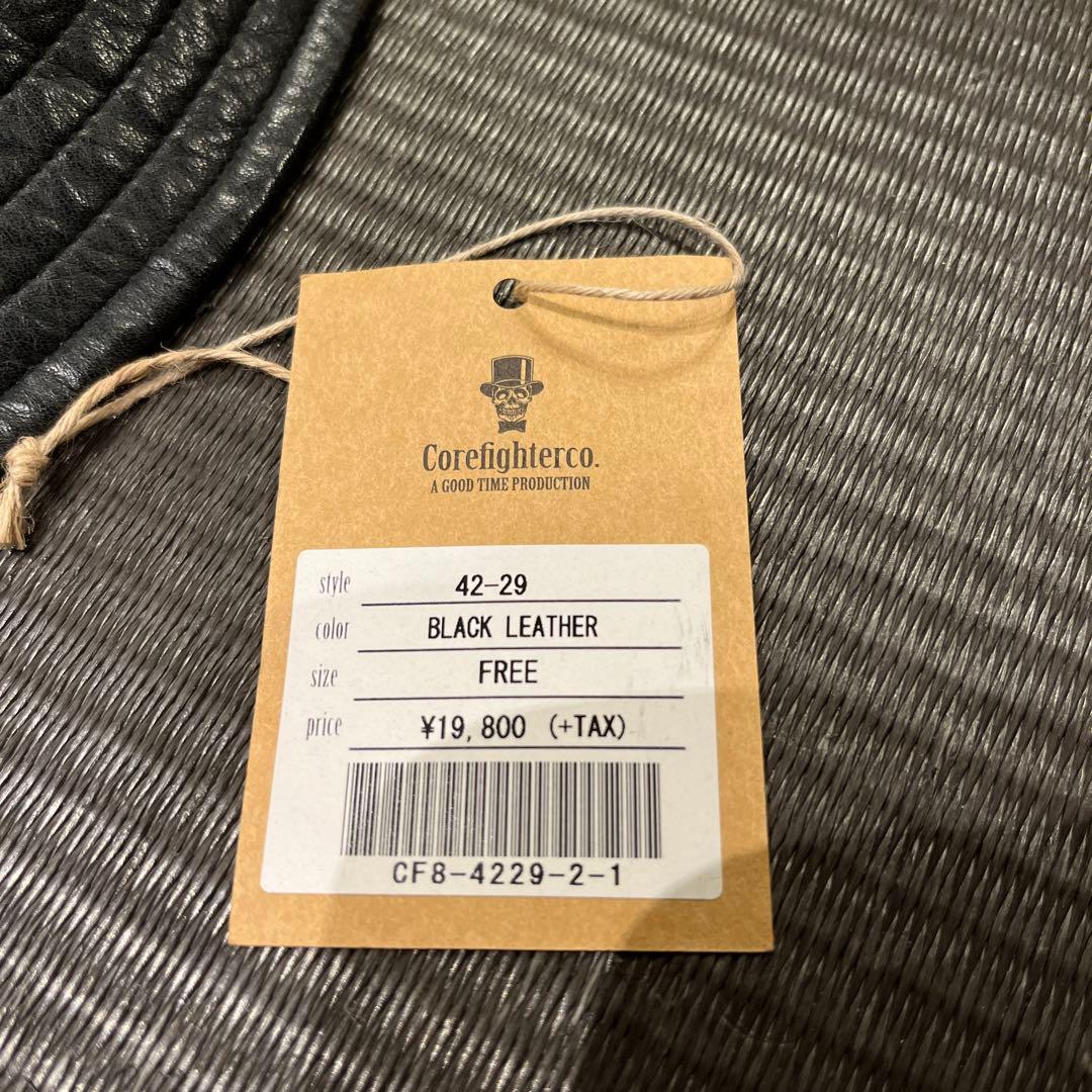 コアファイター レザー バケットハット