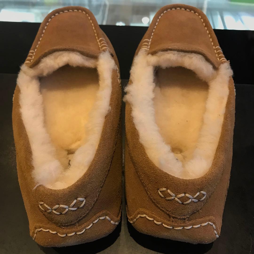 【新品未使用】 UGG アグ モカシン アンスレー スリッポンムートンシューズ