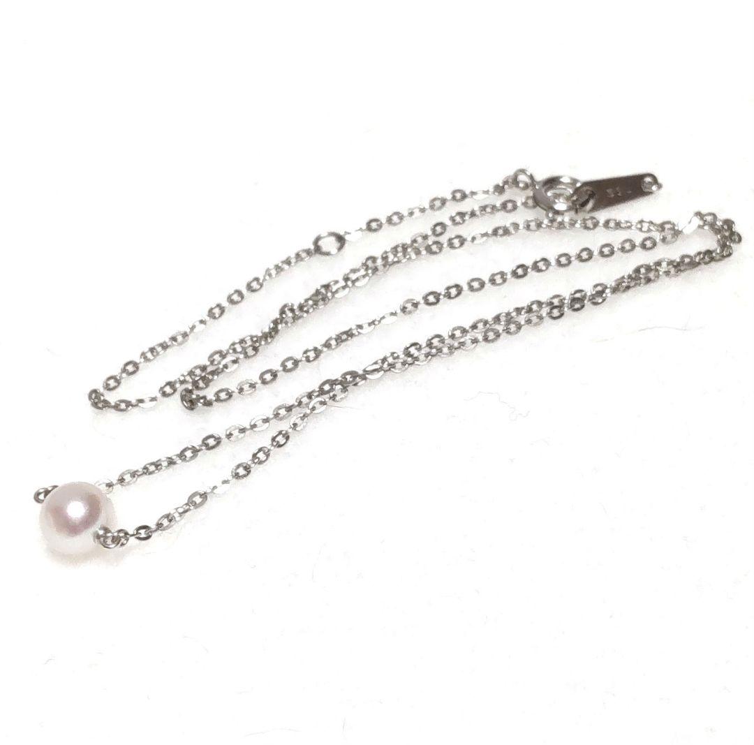 新品同様♡MIKIMOTO♡ミキモト♡1粒パール♡シンプルネックレス♡シルバー製