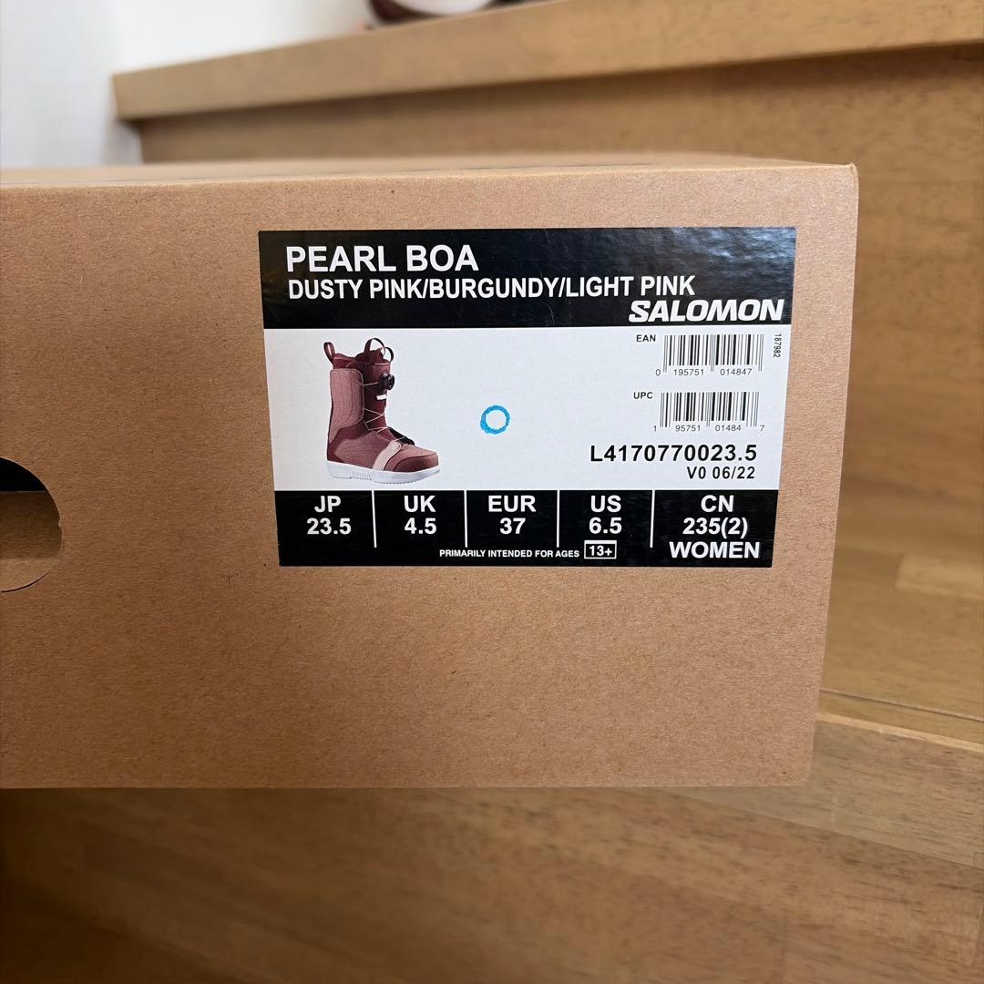 サロモン スノボーブーツ　PEARL BOA Dusty Pink