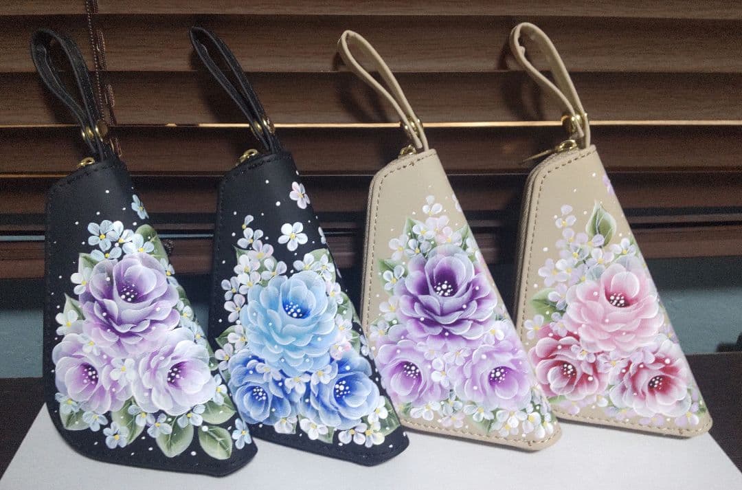 キティママページ　ウェルカムボード　トールペイント　バラ