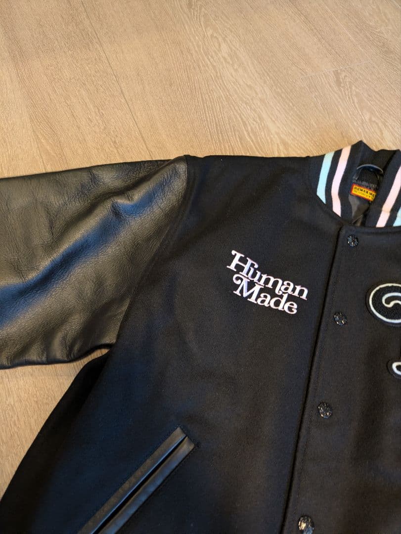 新品 店舗限定 HUMAN MADE xVERDY VARSITY JACKET