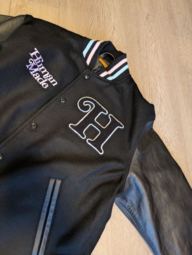 新品 店舗限定 HUMAN MADE xVERDY VARSITY JACKET