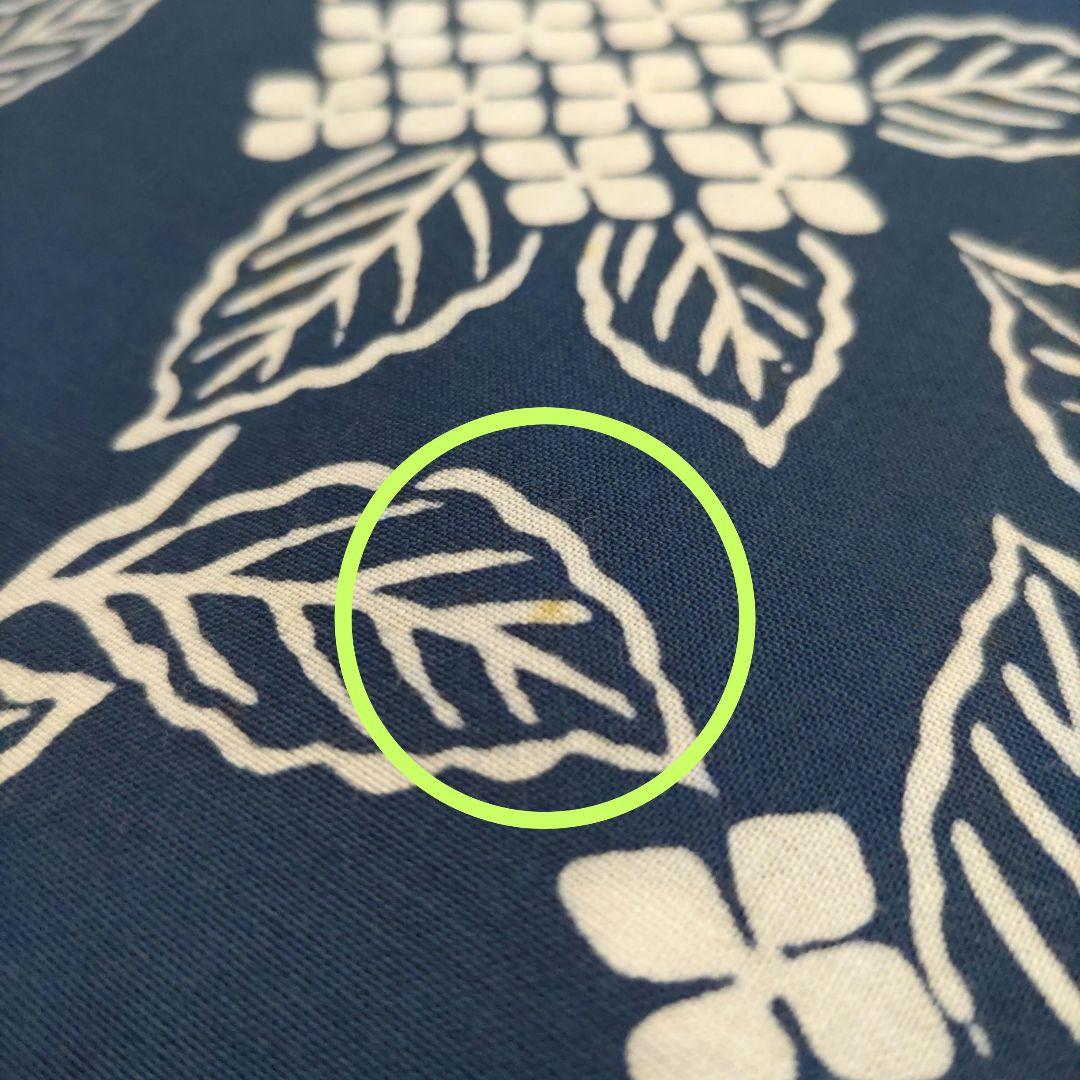 浴衣反物生地 　竺仙　アジサイ　小ぶり柄