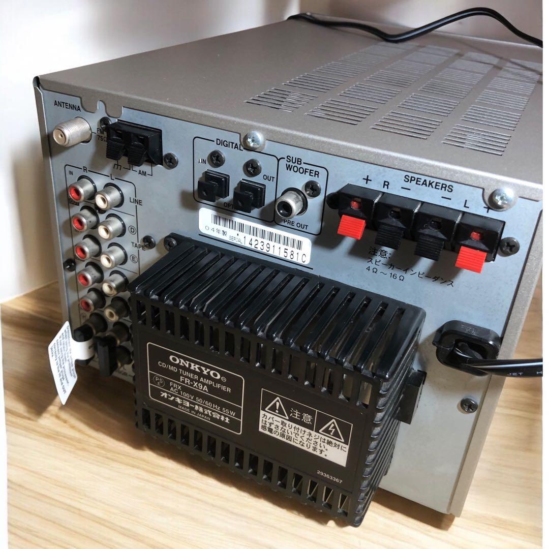 動作品　ONKYO FR-X9A CD・MD・ラジオコンポ