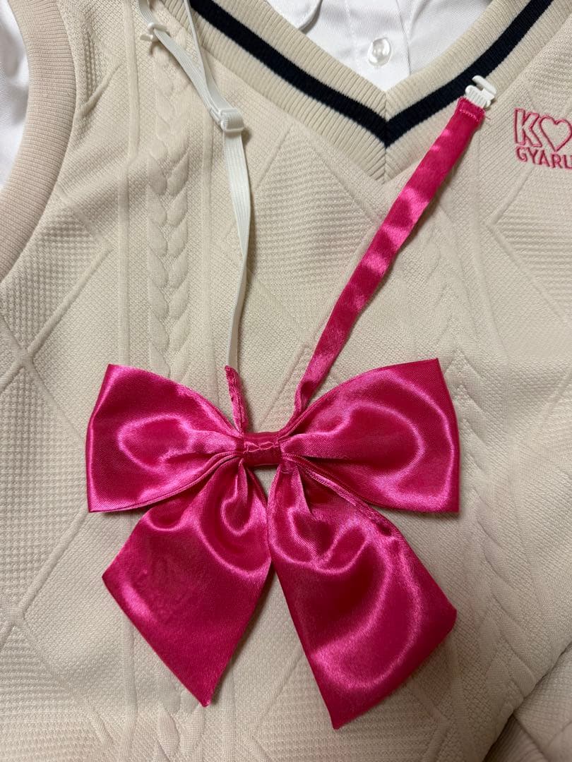 KO GYARU 制服風 セーターとスカートセット 130